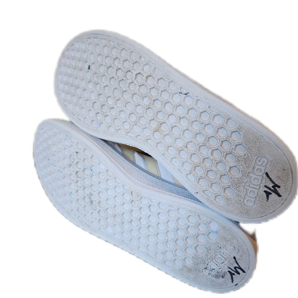 adidas kids girls tennis shoes Grand Court 2.0 Elastic Lace Sneaker size 3 - Picture 7 of 10